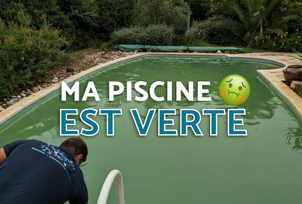 Ma piscine est verte !